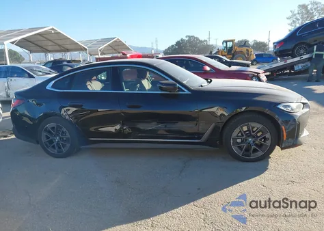 2024 BMW I4 Gran Coupe Edrive35 z USA, uszkodzony, nr VIN WBY43AW06RFS01660